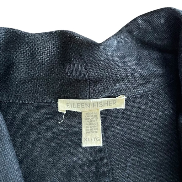 Eileen Fisher Black Cardigan Sweater - Picture 6 of 8